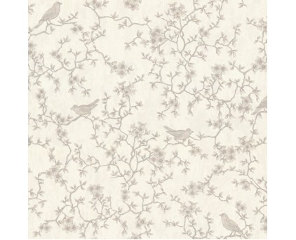 Обои изящные веточки на белом фоне Euro Decor виниловые Edem  арт.7165-00