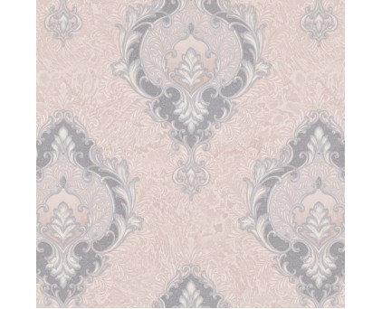 Обои Дамаск на бежевом фоне Euro Decor виниловые Champagne арт.7151-02