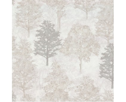 Обои деревья на бежевом фоне Euro Decor виниловые Altai арт.9108-01