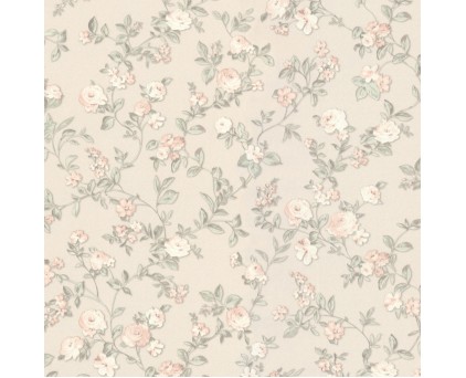 Обои цветы на бежевом фоне Floral арт. 9132-01