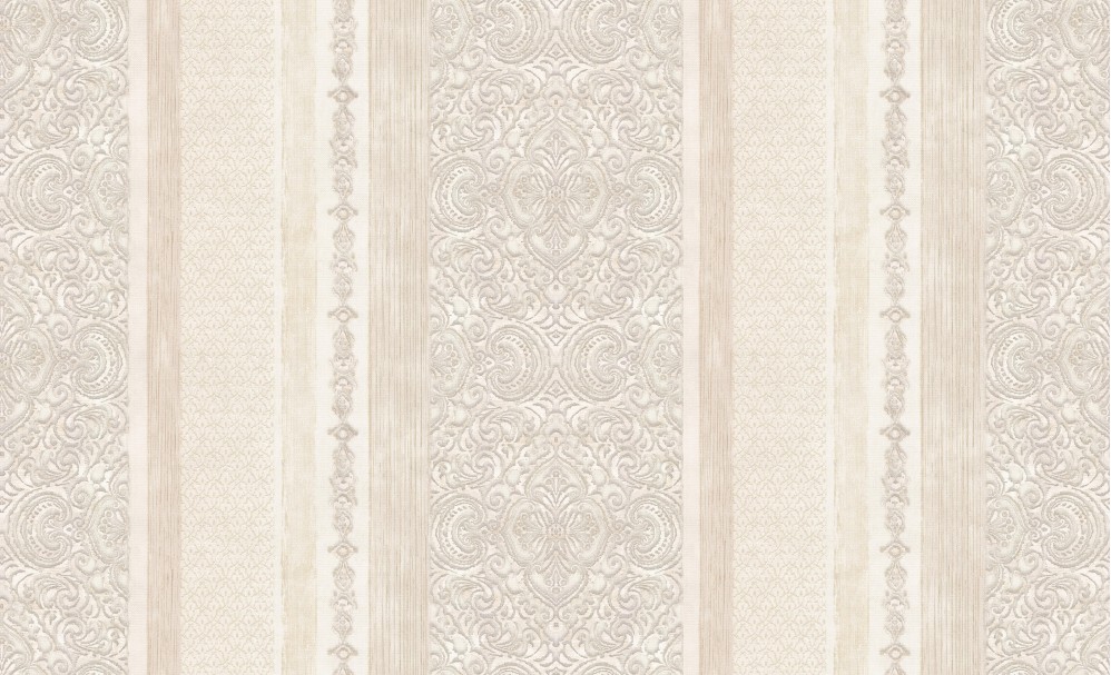 Обои с классическим рисунком и полосами виниловые OVK Design Арабика арт. 10334-02