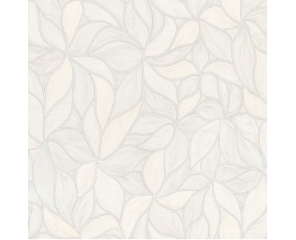 Обои крупные цветы на белом фоне Euro Decor виниловые Fractal арт. 7144-00