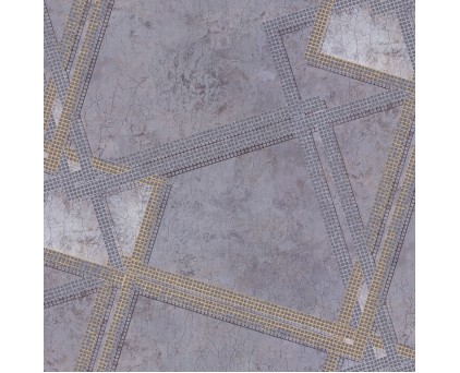 Обои геометрия на синем фоне Euro Decor виниловые Iron  арт.7163-03