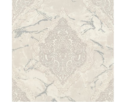 Обои бежевые Дамаск Euro Decor виниловые Sultan арт. 7135-00