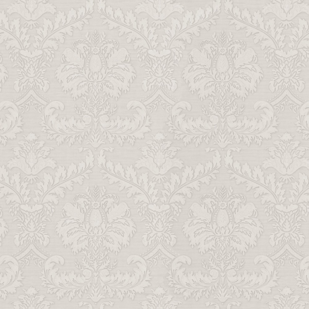Обои серый дамаск Euro Decor виниловые Opus  арт.6028-11
