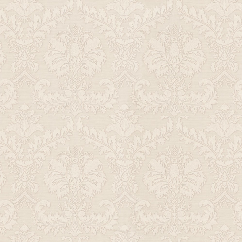 Обои бежевый дамаск Euro Decor виниловые Opus  арт.6028-17